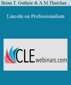 Brian T. Guthrie, Anna Marie Thatcher, John M. Stuart, Barry R. Vickrey - Lincoln on Professionalism