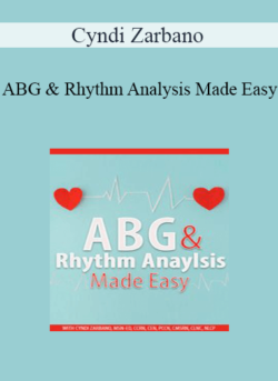 Cyndi Zarbano - ABG & Rhythm Analysis Made Easy