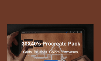 Eric Reinholdt RA NCARB – 30X40’s Procreate Pack