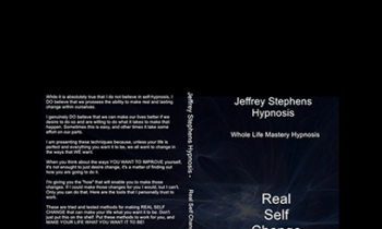 Jeffrey Stephens - REAL SELF CHANGE DVD