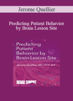 Jerome Quellier - Predicting Patient Behavior by Brain Lesion Site