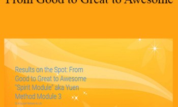 Julie Rahm - Results on the Spot - From Good to Great to Awesome