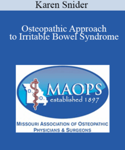 Karen Snider - Osteopathic Approach to Irritable Bowel Syndrome
