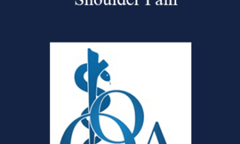 Kristopher R Avant - Managing Degenerative Shoulder Pain