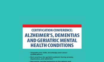 Micheal Shafer - 2-Day Certification Conference: Alzheimer's