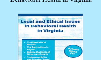 Patrick J. Hurd - Legal & Ethical Issues in Behavioral Health in Virginia