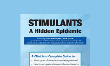 Paul Brasler - Stimulants: A Hidden Epidemic
