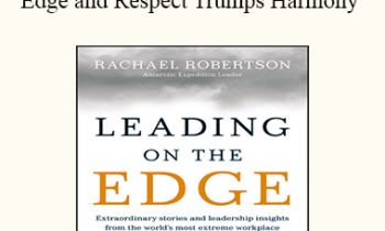 Rachael Robertson - BUNDLE! Leading on the Edge and Respect Trumps Harmony