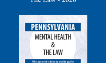 Renee Martin - Pennsylvania Mental Health & The Law - 2020