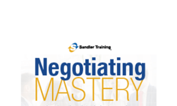 Sandler - Negotiating Mastery