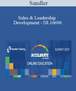 Sandler - Sales & Leadership Development - DL16696