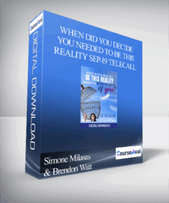 Simone Milasas & Brendon Watt - When Did You Decide You Needed to be This Reality Sep-19 Telecall