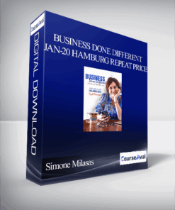 Simone Milasas - Business Done Different Jan-20 Hamburg Repeat Price