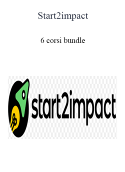 Start2impact - 6 Corsi Bundle