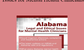 Susan Lewis - Alabama Legal and Ethical Issues for Mental Health Clinicians