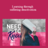 Tamra Oviatt - Learning through suffering deactivation