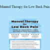 Ted German - Manual Therapy for Low Back Pain: Hands-on Treatment for Lumbar