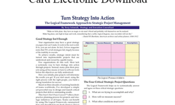 Terry Schmidt - Logical Framework Reference Card Electronic Download