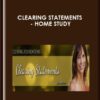 Clearing Statements  -  Home Study  -  Julie Renee