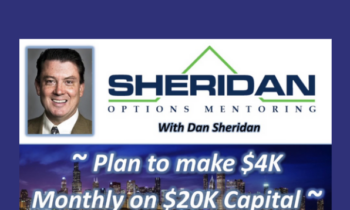 A PLAN TO MAKE $4K MONTHLY ON $20K  -  Dan Sheridan