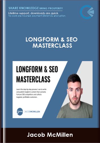 Longform & SEO Masterclass  -  Jacob McMillen