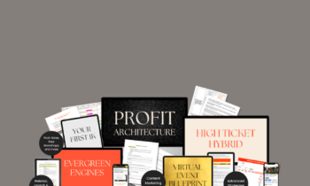 Profit Architecture  -  Mariah Coz