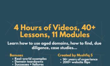 The Aged Domains Course  -  Mushfiq S