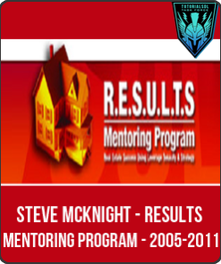 [Download Now] Steve McKnight – RESULTS Mentoring Program – 2005-2011