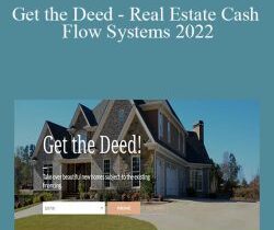 Alicia Cox – Get the Deed – Real Estate Cash Flow Systems 2022