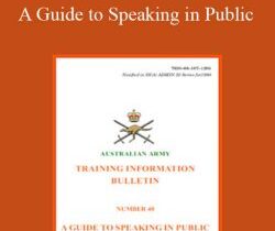 BA McDONALD – A Guide to Speaking in Public