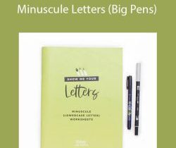 Becca Courtice – Minuscule Letters (Big Pens)