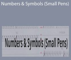 Becca Courtice – Numbers & Symbols (Small Pens)