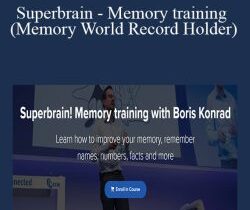Boris Nikolai Konrad – Superbrain – Memory training (Memory World Record Holder)