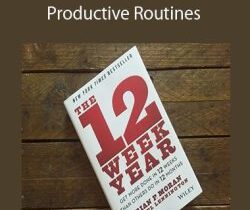 Brian P. Moran (12 Week Year) – Productive Routines