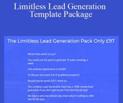 [Download Now] Charlie Price – Limitless Lead Generation Template Package