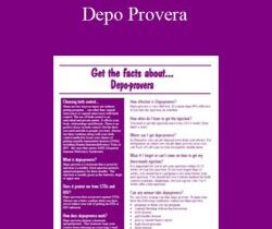 Helen Ferry – Depo Provera