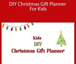 Joy Racicot – DIY Christmas Gift Planner For Kids