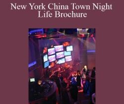 Joy of Life – New York China Town Night Life Brochure