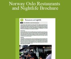 Joy of Life – Norway Oslo Restaurants and Nightlife Brochure