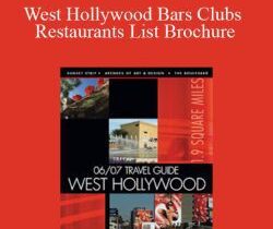 Joy of Life – West Hollywood Bars Clubs Restaurants List Brochure