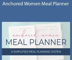 Kayse Pratt – Anchored Women Meal Planner