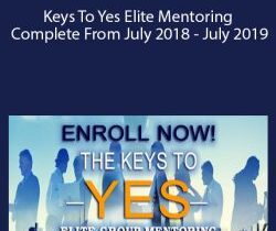 Kenrick Cleveland – Keys To Yes Elite Mentoring Complete From July 2018 – July 2019