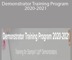Kylie and Bruno Bertucci – Demonstrator Training Program 2020-2021