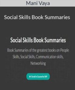 Mani Vaya – Social Skills Book Summaries