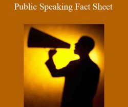 Mc Croskey – Public Speaking Fact Sheet