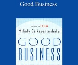 Mihaly Csikszentmihaly – Good Business