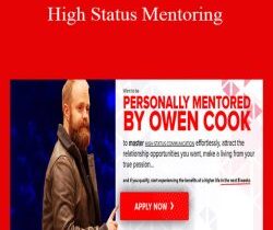 Owen Cook – High Status Mentoring