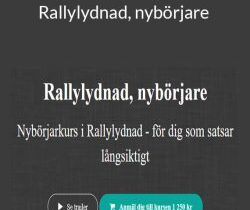 Pernilla Pöykiöniemi – Rallylydnad, nybörjare