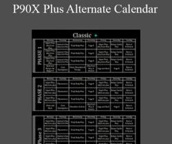 Tony Horton – P90X Plus Alternate Calendar