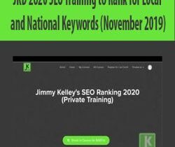 JKD 2020 SEO Training to Rank for Local and National Keywords (November 2019)